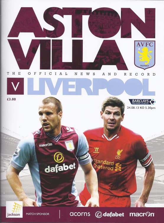 Aston Villa FC v Liverpool FC